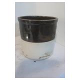 Vintage 1 gallon two-toned Stoneware crock