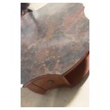 Retro coffee table, Curved corners, doors do not