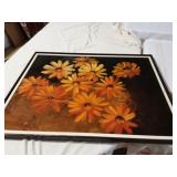 Daisy acrylic on Plexiglas