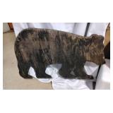 Wooden Bear Silhouette