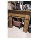 Wooden Fireplace Mantle