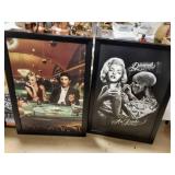 Pair of Marilyn Monroe Artwork