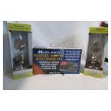 Weather alert monitor, Two small lanterns