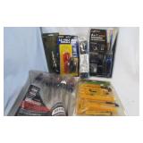 Lighted screw driver,  8 pc cutter and more