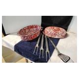 Speckled Enamelware Roasting Pan