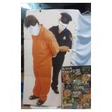 Posters cop and inmate cardboard poster you