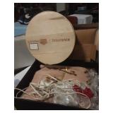 Heated blanket and hat box