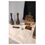 Brass Candle Holders and More