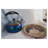 Coca Cola Serving tray and tea pot