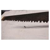 Vintage Two man saw blade