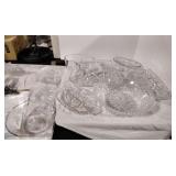 Cut Glass Serving Dishes