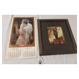 Decorative picture and coca cola calender