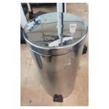 Stainless steel trash bin