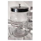 Glass Cotton Ball Holder