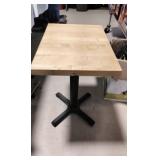 Wood Block Bistro Table