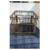 Vintage Borden milk Crate