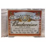 Collectible BUDWEISER 16-inch Wall Tin