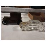 Car Bank and  and lead Crystal  Car Shell