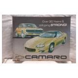 Collectible CAMARO 16-inch Wall Tin