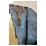 Vintage Tennis racket and Golf Club