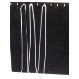 Three 925 silver necklaces