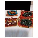 Four Beaded bracelets