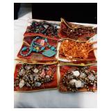 Six Beaded necklaces