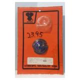 Cobalt blue Glass lens one