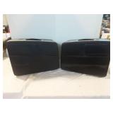 Two Hardshell Motorcycle Luggage Saddlebags