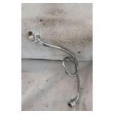 1940- 1948 big twin Flathead chrome gas line