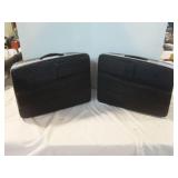 Two Hardshell Motorcycle Luggage Saddlebags