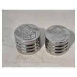 Harley-Davidson Fork Caps with Engraved Dice