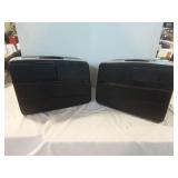 Two Hardshell Motorcycle Luggage Saddlebags