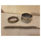 Silver Tone Bracelets
