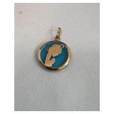 14k Mother Mary Pendant