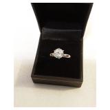 Round Solitare Diamonique CZ Ring