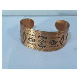 Retro Solid Copper Cuff Bracelet