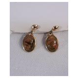Sorrento Unakite 12k Gold Filled Earrings