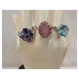 3 Colorful Statement Rings