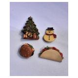 Retro Taco & Cheeseburger Pin and More