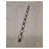 Vintage Sterling Mother of Pearl Bracelet