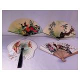 Vintage Chinese Folding Fans