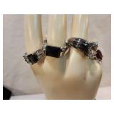 Lot of 6 Silver Tone Rings