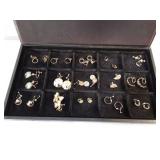 Assortment of Gold Tone Earrings