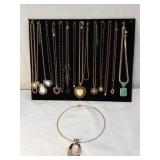 Assortment of Gold Tone Necklaces