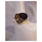 Sterling Silver Harlequin Style Ring