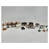 Miniature TootsieToy Doll Furniture & More