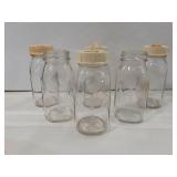 Antique 4oz Curity Glass Baby Bottles