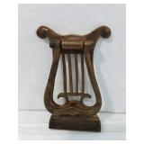 Vintage Brass Harp Door Knocker