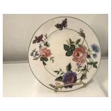 Westend Pottery Pink & Blue Floral Pattern Plate
